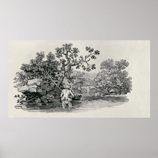 Poster Tocando um Salmão (Frente)