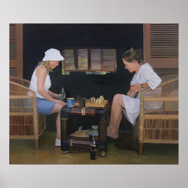 Póster Tocando xadrez em Goldeneye (Frente)