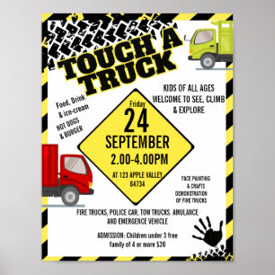 Poster TOCAR UM evento de tema TRUCK