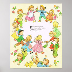 Póster tocar uma rosa, Mabel Lucie Attwell Impressões,