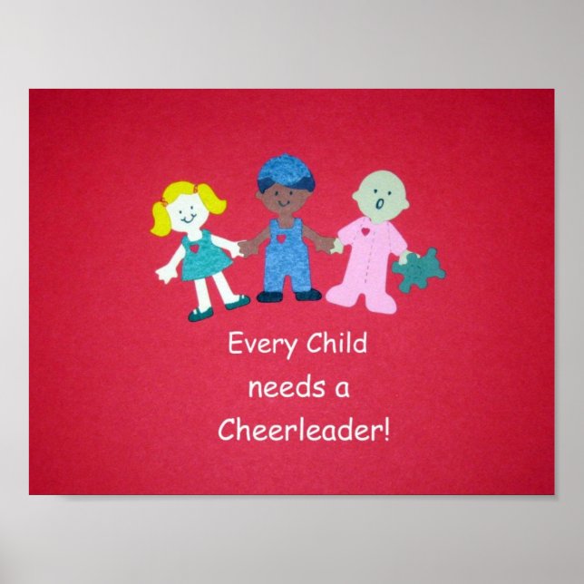Póster Toda Criança precisa de um Cheerleader! (Frente)