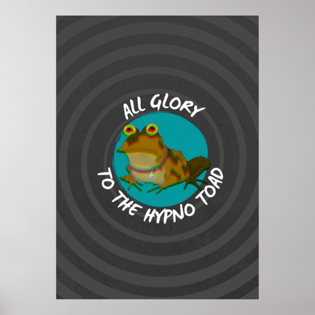 Poster Toda Glória Ao Toad Hypno Versão 2 (Frente)