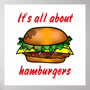 Poster Toda sobre Hamburger
