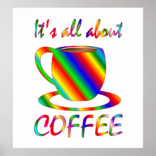 Póster Toda sobre o café
