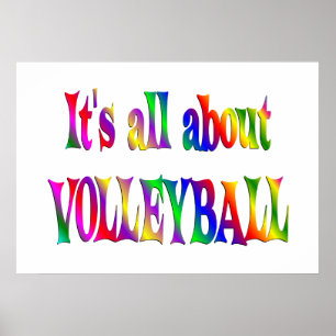 Poster Toda sobre o voleibol