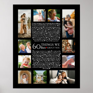 Poster todas as coisas que amamos sobre você, 60º anivers