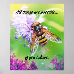 Poster Todas as coisas são possíveis Correspondência d