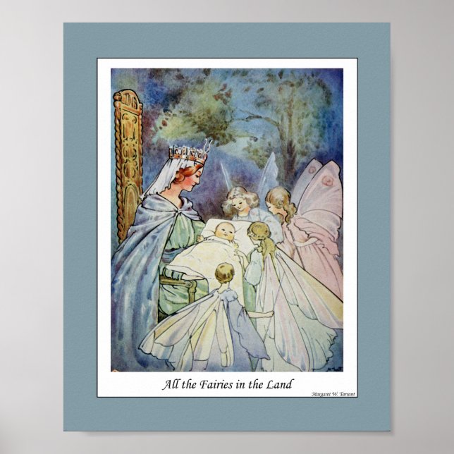 Poster "Todas as Fadas na Terra" M. Tarrant, 1915 (Frente)