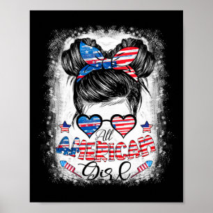 Poster Todas As Meninas Americanas 4 De Julho Branquearam