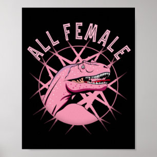 Poster Todas As Mulheres - Amantes De Dinossauro