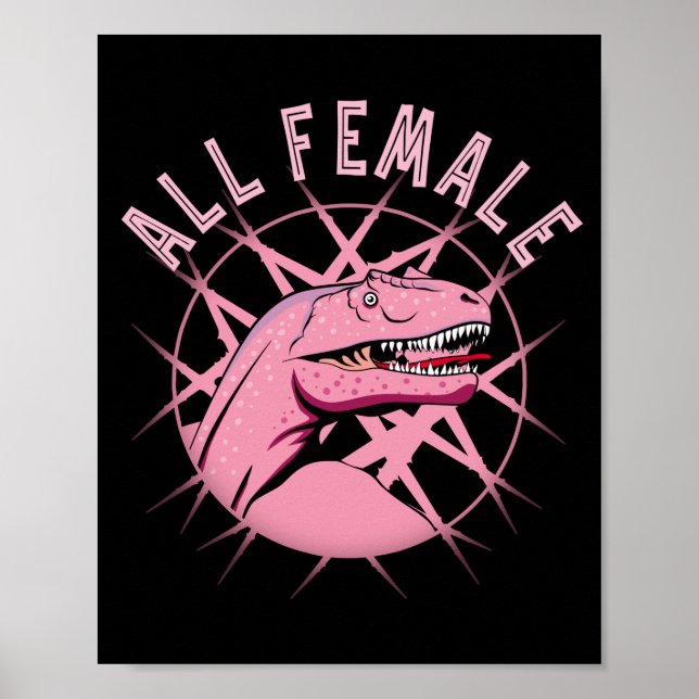Poster Todas As Mulheres - Amantes De Dinossauro (Frente)
