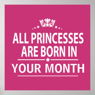 Póster Todas as princesas nascidas dentro