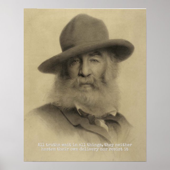 Poster Todas As Verdades Esperam Em Todas As Coisas, Cita (Frente)