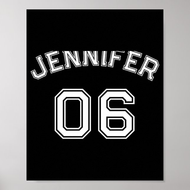 Poster Toddler Girl Name Jersey Number Srts Nk Cotton Tod (Frente)