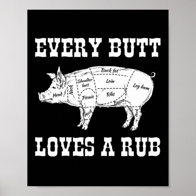 Poster Todo Bumbum Adora Churrasco De Rub Griling Com Pai (Frente)
