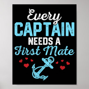 Poster Todo Capitão Precisa de um Primeiro Imediato 