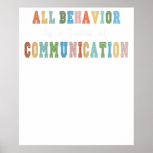Poster todo comportamento é uma forma de comunicação