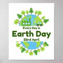 Poster Todo Dia É Dia Da Terra | Dia da Terra