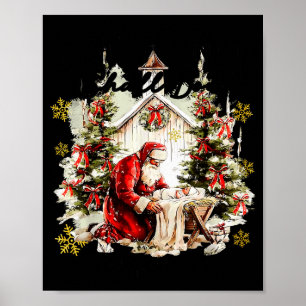 Poster Todo Joelho Se Dobrará Palhaço Ajoelhado Santa Beb