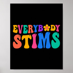 Poster Todo Mundo Estimula Autismo Sensibilização Especia