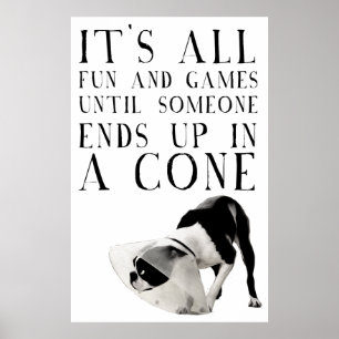Poster Todo o divertimento & jogos até alguém terminam