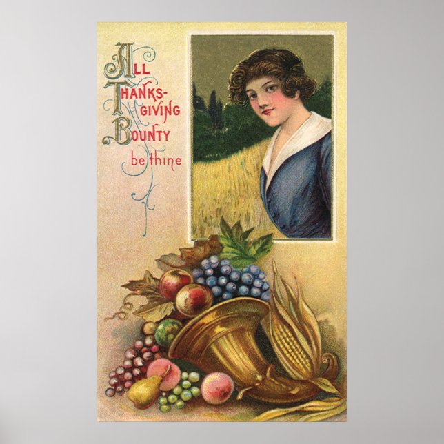 Póster Todo o Prêmio de Ação de Graças Seja Teu (Frente)