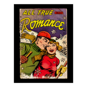 Póster Todo Romance Verdadeiro #3 - Revista em Quadrinhos