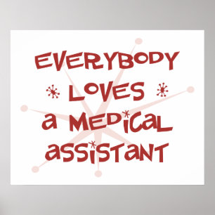 Póster Todos ama um assistente médico