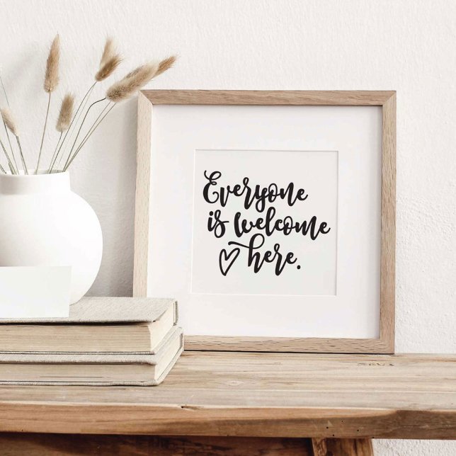 Poster Todos bem-vindos (Criador carregado)