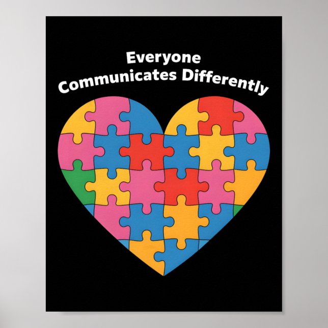 Poster Todos Comunicam Diferentemente A Inclusão Do Autis (Frente)