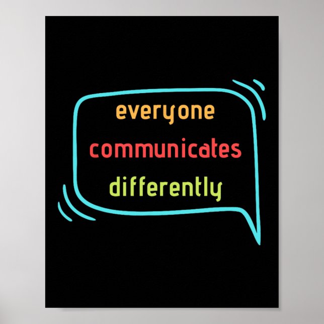 Poster Todos Comunicam Diferentemente Clique (Frente)