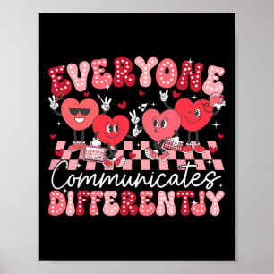 Poster Todos Comunicam Diferentemente Educação Especial