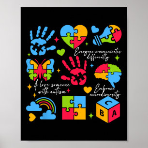 Poster Todos Comunicam Diferentemente Neurodiversidade P