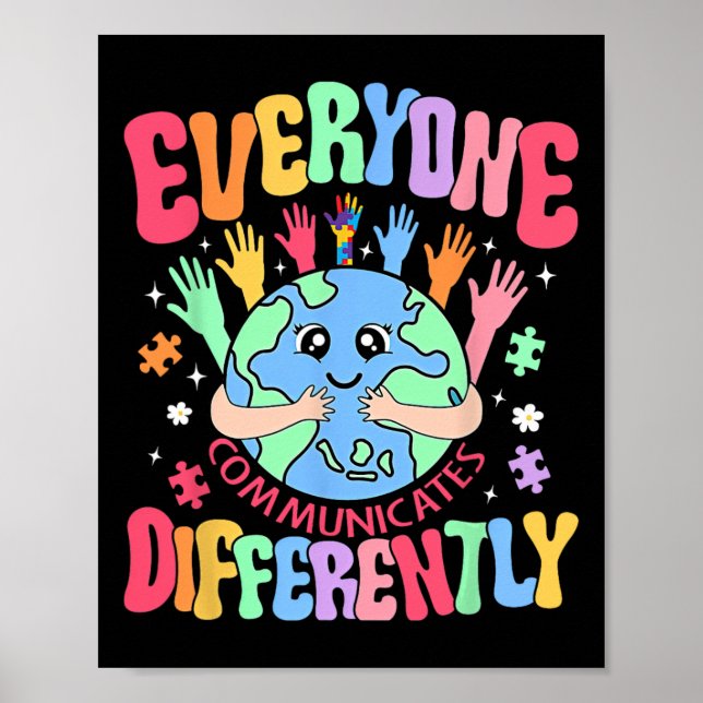 Poster Todos Comunicam Diferentemente O Aut Do Professor (Frente)
