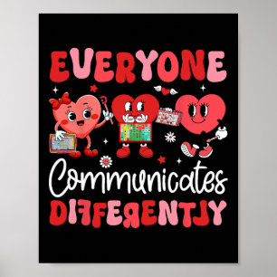 Poster Todos Comunicam-Se Diferentemente Da Terapia V