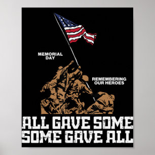 Poster Todos deram alguns a todos os soldados o Memória d