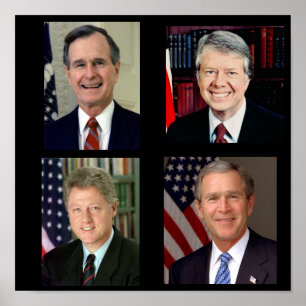 Poster Todos Juntos, George H. W. Bush/Bill Clinton