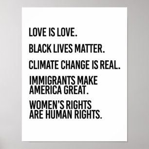 Póster Todos merece direitos humanos e alterações