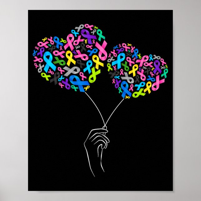 Poster Todos os Canceres importam Sensibilização Luta Con (Frente)