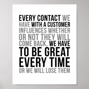 Poster Todos Os Contatos Que Temos Com O Cliente