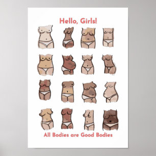 Poster Todos os corpos são bons corpos