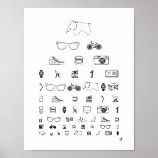 Póster Todos os dias - branco