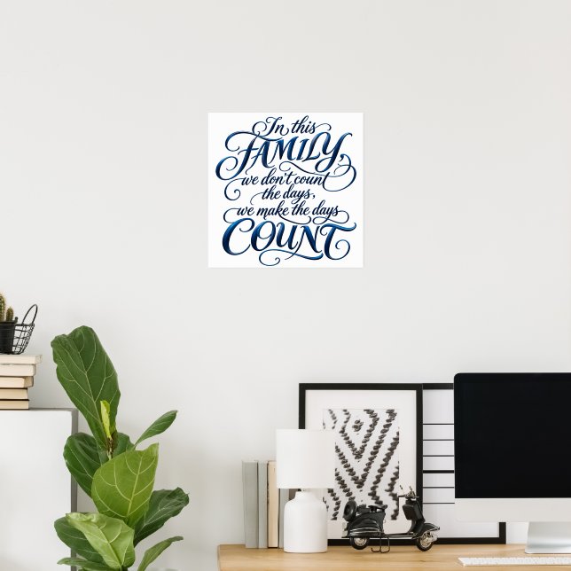 Poster Todos os Dias Contam (Escritório em casa)