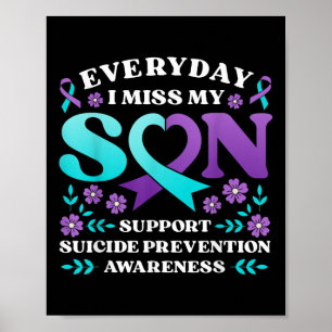 Poster Todos os Dias Eu Sinto Saudade do Meu Filho Apoio
