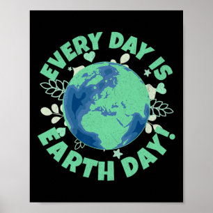 Poster Todos Os Dias O Dia Da Terra Muda O Clima Ambienta