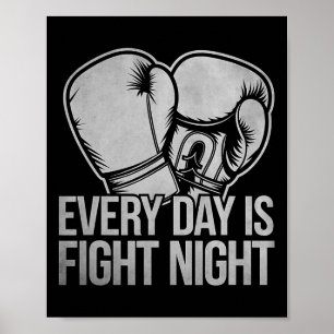 Poster Todos Os Dias Se Combatem Com A Força Esportiva Da