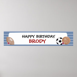 Poster TODOS OS esportes aniversário das ESTRELAS ou