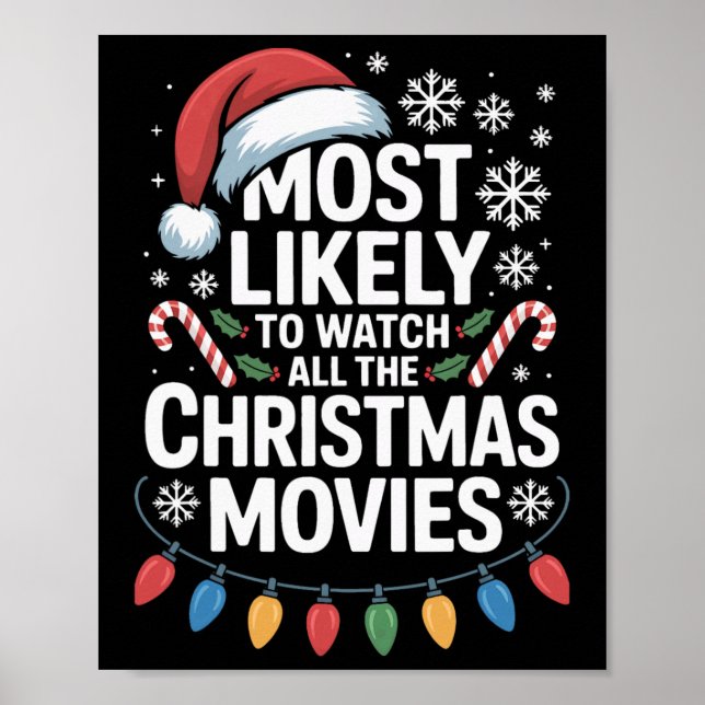 Poster Todos Os Filmes De Natal Mais Susceptíveis De Ver  (Frente)