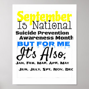 Poster Todos Os Meses É Prevenção De Suicídio Mês Para Mi