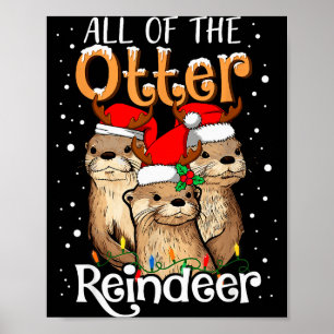 Poster Todos Os Otários Rena Natal Otárias Papai Noel X